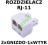 P29 ROZDZIELACZ RJ-45 -2xRJ45 GNIAZDO PRZEJŚCIÓWKA