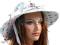 NOWOŚĆ!!! Modny kapelusz plażowy Solvay KD2 kolor9