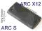 ORG. S-LINE BACK COVER XPERIA ARC X12 ARC S +FOLIA