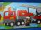 STRAŻ POŻARNA KLOCKI  z efektem dźwiękowym figurką