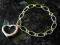 Modna Bransoletka CHARMS Srebro Serce + GRATIS
