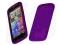 Fiolet kauczuk etui HTC Sensation XE +folia wymiar