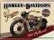 Pocztówka blaszana szyld HARLEY MIELEC RABKA