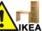 NAJTANIEJ IKEA LASSE ZESTAW REGAŁ Z BIURKIEM