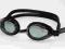 Okulary pływackie silikonowe czarne-gWinner
