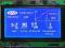 ART LCD 240x128-S WHITE/BLUE TOSHIBA T6963C