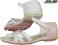 Sandałki białe dla dziewczynki ~KMK wz100~R.26 PL