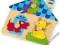 Puzzle kształty - domek