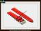 pasek do zegarka 18 mm DILOY P262.18.6 CZERWONY