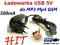 Ładowarka sieciowa kabel z USB 500mA Mp3 Mp4 PLP23