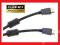 Kabel HDMI - HDMI + FILRY 1.2m GOLD ZŁOTE KOŃCÓWKI