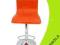 Hoker krzesło barowe POMARAŃCZOWY krzesła do baru