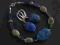 LAPIS LAZULI PIRYT ####### BRANSOLETKA i KOLCZYKI