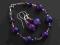 Luxury FIOLETOWO mi ... ## BRANSOLETKA i KOLCZYKI