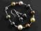 PERŁY SWAROVSKI SEASHELL ## BRANSOLETKA i KOLCZYKI