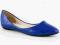 Niebieskie Baleriny Misseighteen SG12 R.39 Buty Na