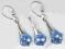 SWAROVSKI KOLCZYKI I WISIOREK AQUAMARINE SVAROWSKI