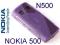 ORG. S-LINE BACK COVER NOKIA 500 FIOLETOWY + FOLIA