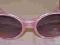 Różowe okulary przeciwsłoneczne dla dziewczynki