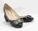 W0852 MELISKI LAKIEROWANE BALERINKI BLACK r.38
