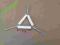 Trójkąt ceramiczny o boku 60mm do tygli