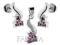Komplet Srebrny Cyrkonia -fz282-