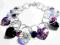 Oliwia Style PIĘKNA SREBRNA BRANSOLETA SWAROVSKI