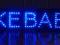 LED REKLAMA KEBAB 76x20 SZYLD TABLICA zewnętrzna
