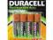 4x AKUMULATORKI PALUSZKI DURACELL R6 2450mAh