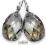 HIT SWAROVSKI kolczyki+wisiorek CERTYFIKAT