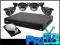 ZESTAW MONITORINGU 4 KAMERY KONIG BCS HDD CCTV HQ!