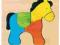 Puzzle - Konik - zabawka drewniana  SKLEP WAWA