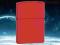 $ ZAPALNICZKA ZIPPO 233 RED MATTE NA PREZENT $