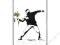 galaxy tab 8,9 8.9 etui pokrowiec BANKSY FLOWER