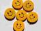 Drewniane uśmiechnięte buzie - zestaw 6 szt