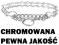 Półkolczatka Zaciskowa  Chromowana =HIT= max 48cm