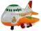 MZK Samolot z dźwiękiem Pomarańczowy