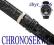 Czarny pasek do zegarka 20mm np TIMEX T2N216