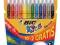 BIC KID COULEUR KOLOROWE FLAMASTRY ZMYWALNE 12 kol