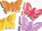 "JolaDecor"MOTYLEK,MOTYLKI 4 SZT