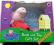 PEPPA PIG swinka NOWA maskotka board book TWAR *JB