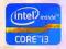 Naklejka Dekoracyjna Intel Core i3 24x18mm