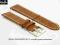 pasek do zegarka 20 mm DILOY 361.20.3 BRĄZOWY