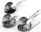 SWAROVSKI Komplet Serce Heart Silver Night