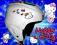 Hello Kitty KASK NARCIARSKI S 56 cm white GIRL*E