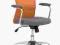 FOTEL BIUROWY ANDY POMARAŃCZOWO-SZARY