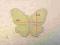 Naszywka aplikacja MOTYL   6x5cm
