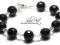 SilvArt - BRANSOLETKA SREBRNA ! onyx swarovski