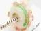 SZKLANY KORALIK MODULOWY BIALY WHITE CHARM   nr363