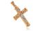 Złoty krzyżyk na komunie pr. 585 gw153